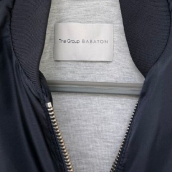 The Group Babaton Gilman bomber jacket navy blue women's size M - Picture 4 of 4